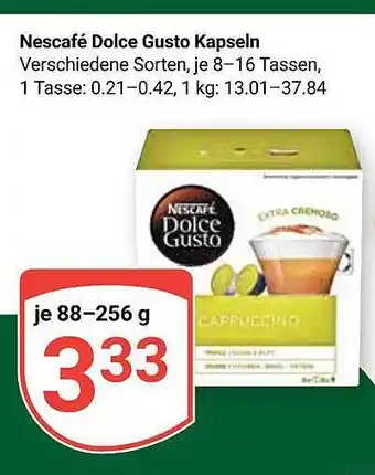 Globus Nescafé dolce gusto kapseln Angebot