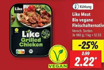 Lidl Like meat bio vegane fleischalternative Angebot