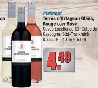 alldrink Plaimont Terres d'Artagnan Blanc, Rouge oder Rosé 0,75 L-Fl. Angebot