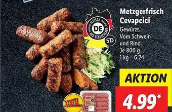 Lidl Metzgerfrisch cevapcici Angebot