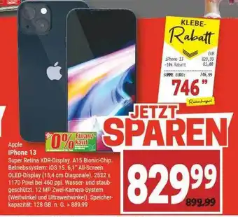 Marktkauf Apple iphone 13 Angebot