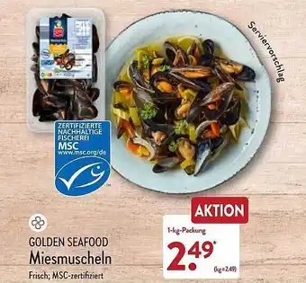 Aldi Nord Golden seafood miesmuschel Angebot