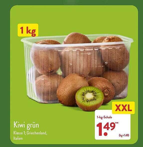Kiwi grün Angebot bei Aldi Nord