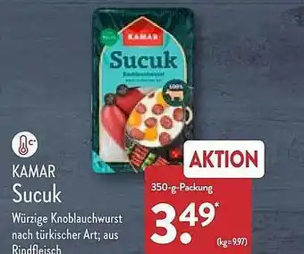 Aldi Nord Kamar sucuk Angebot