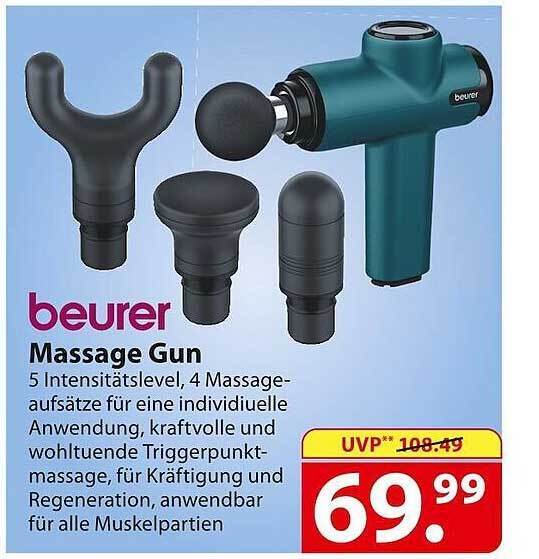 Beurer massage gun Angebot bei Famila Nord Ost