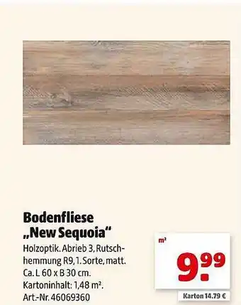 Hagebau Bodenfliese „new sequoia” Angebot