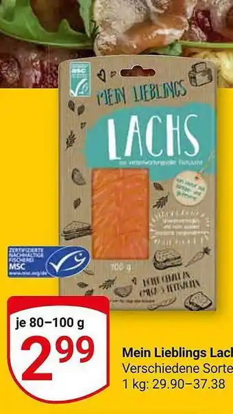 Globus Mein lieblings lachs verschiedene sorten Angebot