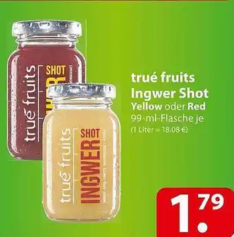 Famila Nord Ost Trué fruits ingwer shot Angebot