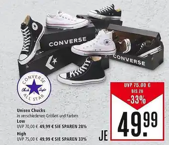 Marktkauf Unisex chucks Angebot