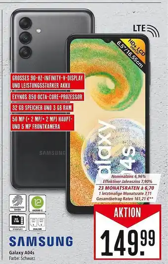 Marktkauf Samsung galaxy a04 Angebot