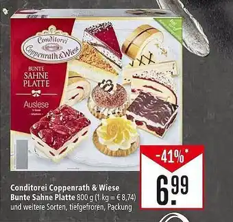 Marktkauf Conditorei coppenrath & wiese bunte sahne platte Angebot