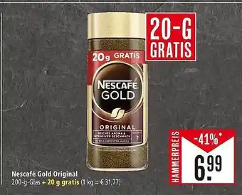 Marktkauf Nescafé gold original Angebot