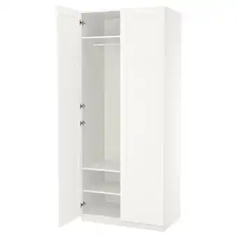 IKEA Pax / bergsbo kleiderschrank weiß/weiß 100x60x236 cm Angebot