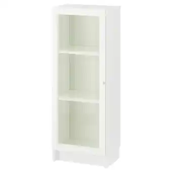 IKEA Billy / oxberg bücherregal mit glastür weiß Angebot