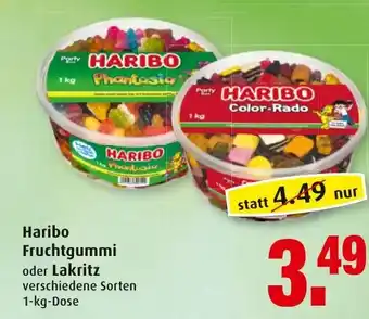 Markant Haribo Fruchtgummi oder Lakritz 1kg Angebot