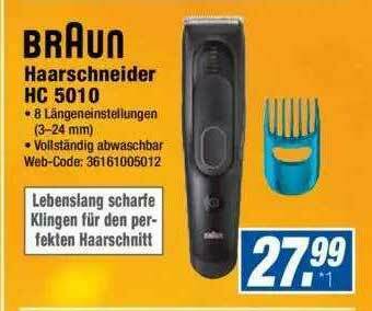 Expert Braun Haarschneider Hc 5010 Angebot