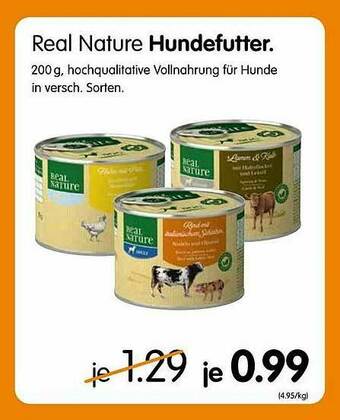 MegaZoo Real Nature Hundefutter Angebot