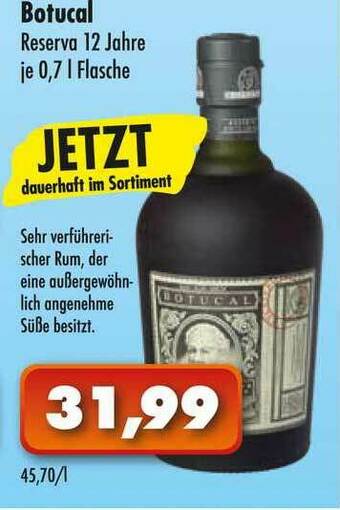 Lösch Depot Botucal Reserva 12 Jahre Angebot