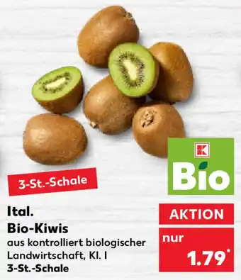 Kaufland Ital. Bio Kiwis 3 St. Schale Angebot