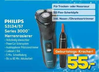 Euronics XXL Philips S3134.57 Herrenrasierer Angebot