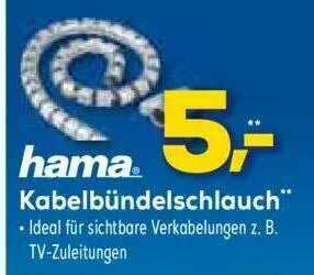 Euronics XXL Hama Kabelbündelschlauch Angebot