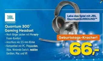 Euronics XXL Quantum 300 Gaming Headset Jbl Angebot