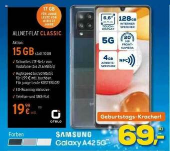 Euronics XXL Samsung Galaxy A42 5g Angebot