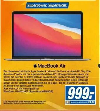 Expert Macbook Air Angebot