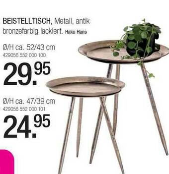 Jobst Wohnwelt Beistelltisch Angebot