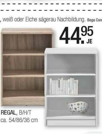 Jobst Wohnwelt Regal 54-86-36 Cm Angebot