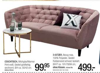 Jobst Wohnwelt Couchtisch 3-sitzer Angebot