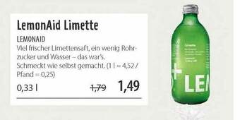 Superbiomarkt Lemonaid Limette Angebot