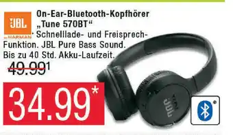 Marktkauf UBL "HARMAN" On-Ear-Bluuetooth-Kopthorer Tune 570BT Angebot