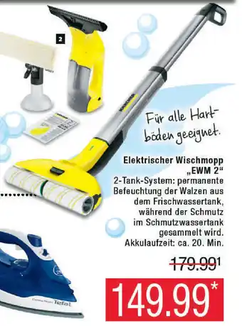 Marktkauf Karcher Elektrischer Wischmopp EWM 2 Angebot