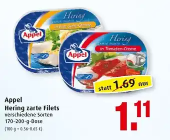 Markant Appel Hering zarte Filets 170-200g Angebot
