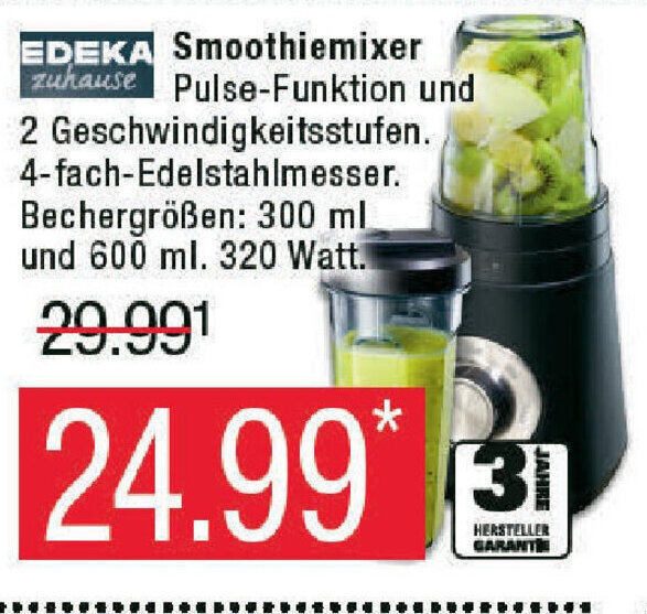Edeka zuhause Smoothiemixer Angebot bei Marktkauf