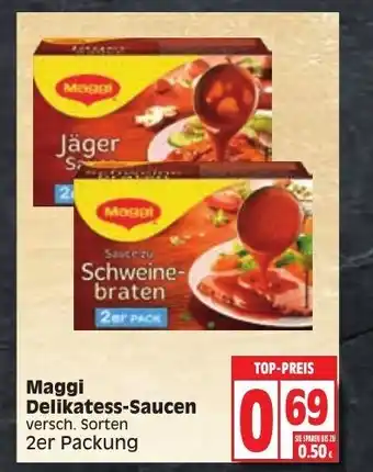 Edeka Maggi Delikatess Saucen Angebot