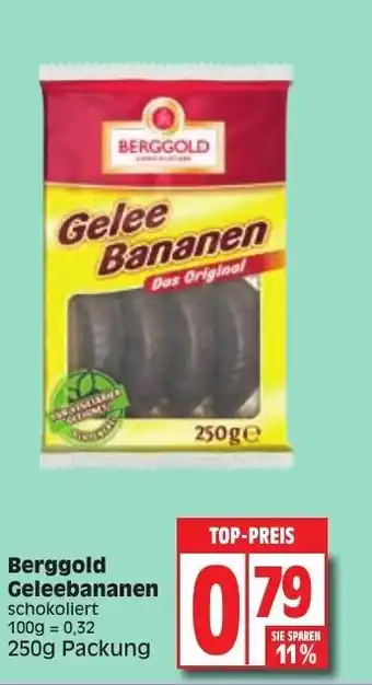 Edeka Berggold Geleebananen 250g Angebot