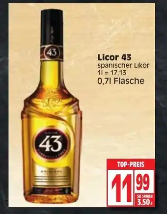 Edeka Licor 43, 0,7L Angebot