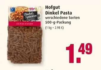 Markant Hofgut Dinkel Pasta 500g Angebot