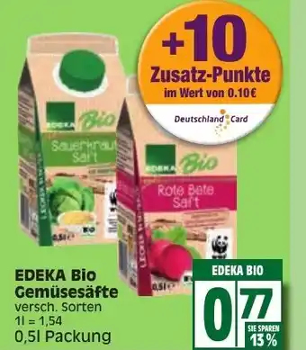 Edeka Edeka Bio Gemüsesäfte 0,5L Angebot