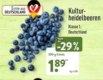 Aldi Nord Kulturheidelbeeren 300g Angebot