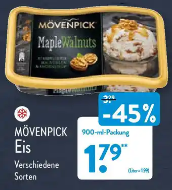 Aldi Nord Mövenpick Eis 900ml Angebot