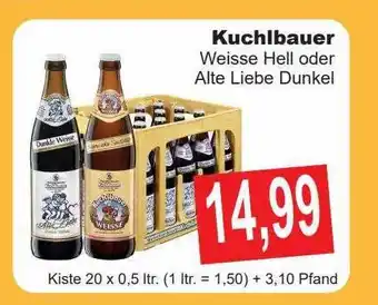 Getränke Göbel Kuchlbauer weisse hell oder alte liebe dunkel Angebot