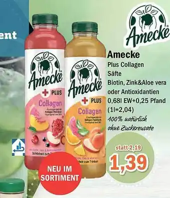 Aktiv Irma Amecke plus collagen säfte oder biotin, zint&aloe vera oder antioxidantien Angebot