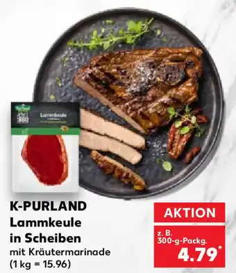 Kaufland K-Purland Lammkeule in Scheiben 300 g Packg. Angebot