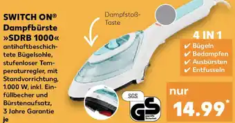 Kaufland Switch On Dampfbürste SDRB 1000 Angebot