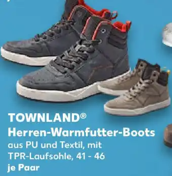 Kaufland Townland Herren Warmfutter Boots Angebot