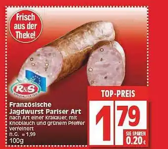 E Reichelt R&s französische jagdwurst pariser art Angebot