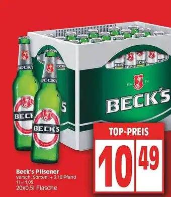 E Reichelt Beck's pilsener Angebot